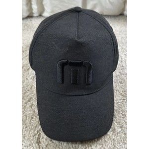 Travis Mathew Hat Black Snapback Golf Cap Embroidered Logo Adjustable